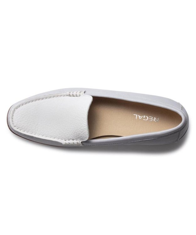 REGAL FOOT COMMUNITY 【リーガルレディース】F09R フラットシューズ グレーアイボリー