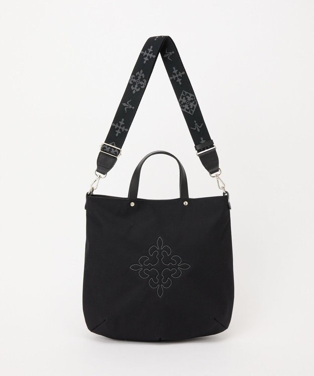 russet 《15か月連続！ブランド月間ランキング1位》コーデュラナイロン 2WAYトートバッグ(CE-1404-WEB) Black