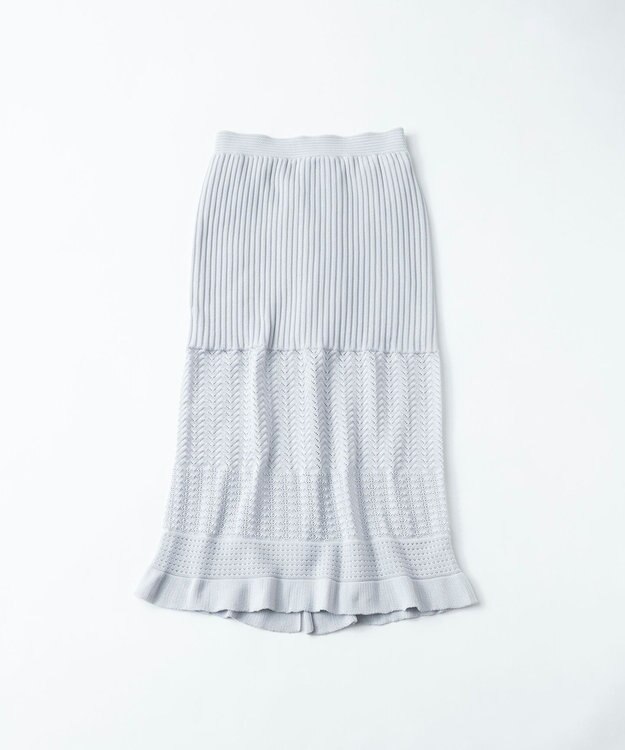 TRICOTE PTTERN SKIRT/パターンスカート 94L.GRAY