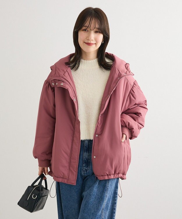 Green Parks ・Ｐｅｔｉｔ　Ｆｌｅｕｒ　ブークレワイドニット Off White