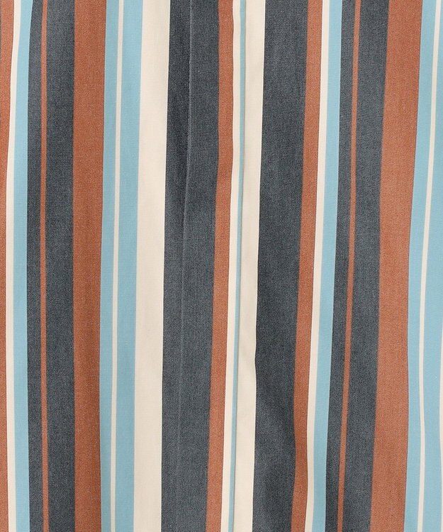 NAVE 【Nave 　洗える】ワイドストライプ ブラウス ネイビー系1