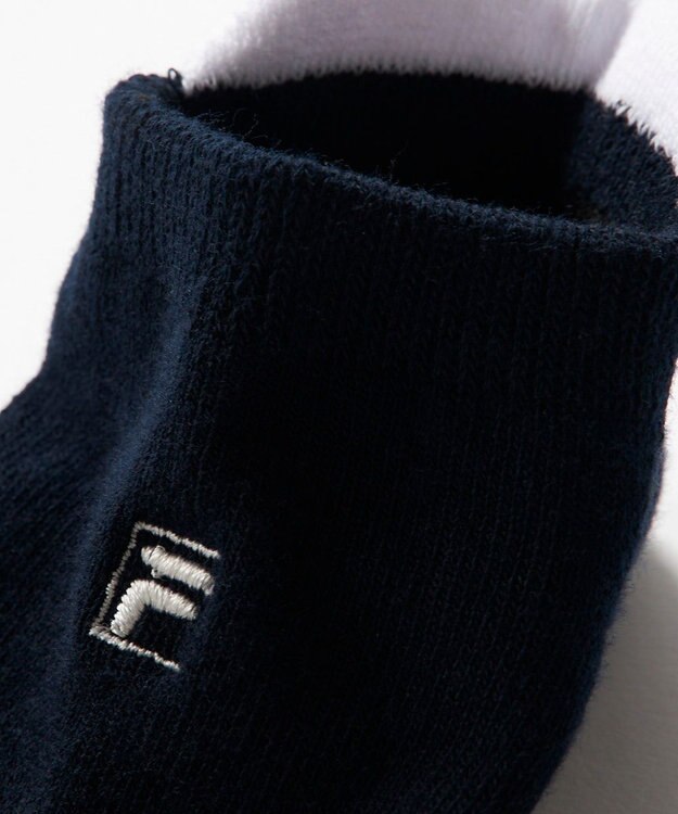 FILA GOLF／marie claire 【FILA GOLF】スニーカー丈ソックス ネイビー