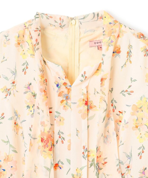 TOCCA 【洗える】MIMOSA IMPRESSION ドレス イエロー系