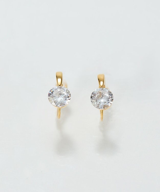 Phoebe 【痛くないシリーズ/金属アレルギー対応】スターリスビジューライトフィットイヤリング　ゴールド ゴールド