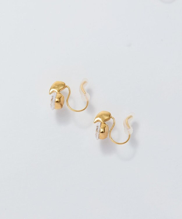 Phoebe 【痛くないシリーズ/金属アレルギー対応】スターリスビジューライトフィットイヤリング　ゴールド ゴールド