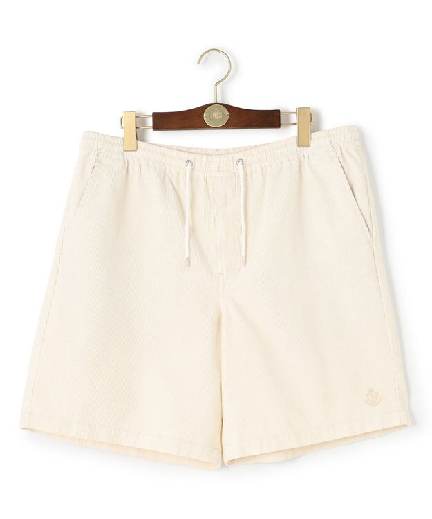 J.PRESS MEN 【NYUZELESS】コットンコーデュロイスウィム ショーツ アイボリー系