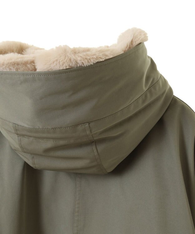 earth music&ecology マルチウェイマウンテンパーカー カーキ