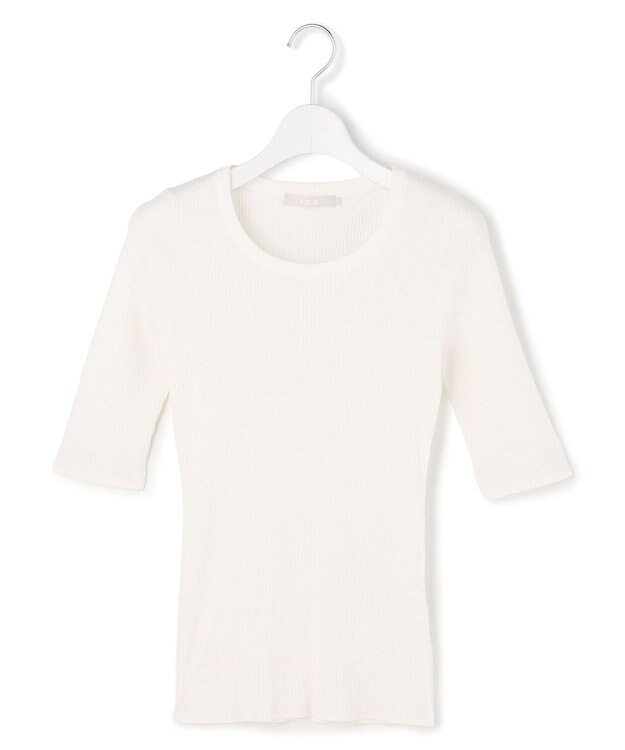 ICB 4×2リブ プルオーバーカットソー オフホワイト