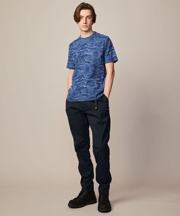 JOSEPH ABBOUD MOUNTAIN 【吸水速乾・男女兼用】カモフラジャガードTシャツ ブルー系7