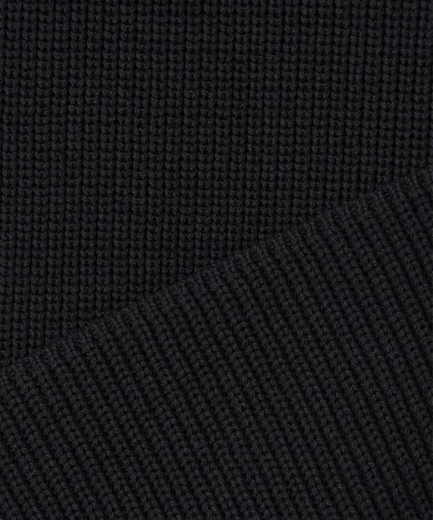 23区 L 【洗える】コットンポリエステルリリヤーン ニットベスト ネイビー系