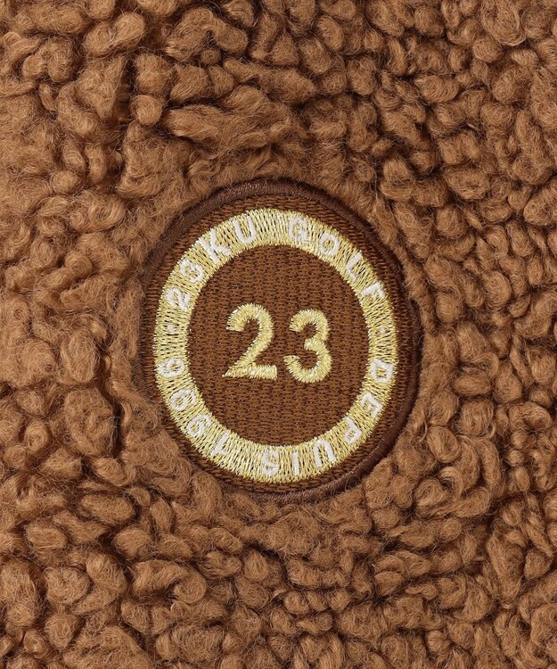 23区GOLF 【WOMEN】ボアベスト キャメル系