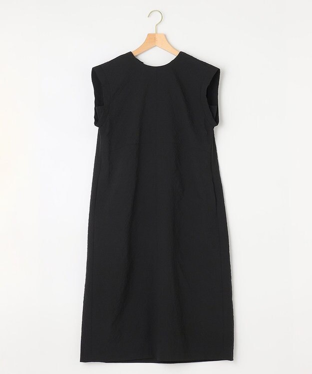 組曲 S 【洗える】サッカーブロード ワンピース ブラック系