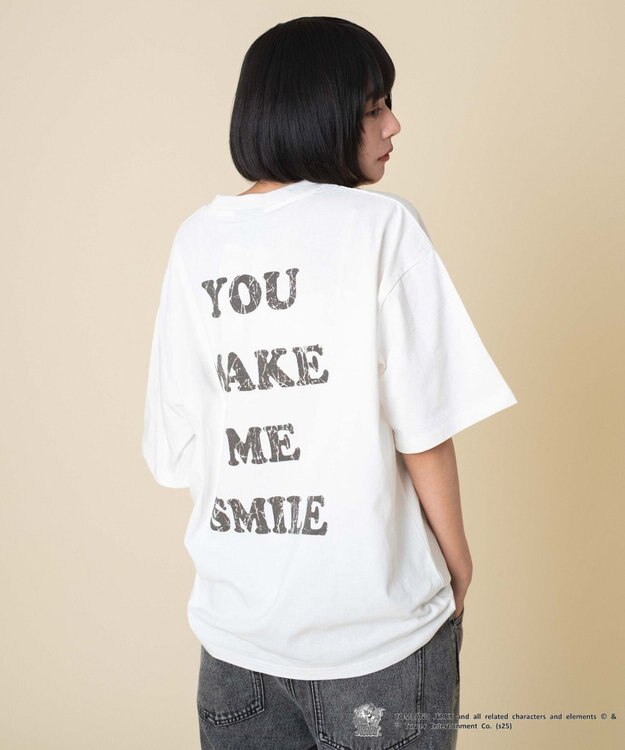 WEGO 【新柄追加/ユニセックス着用アイテム/SMLサイズ展開】TOMandJERRYグラフィックT（S） 柄5