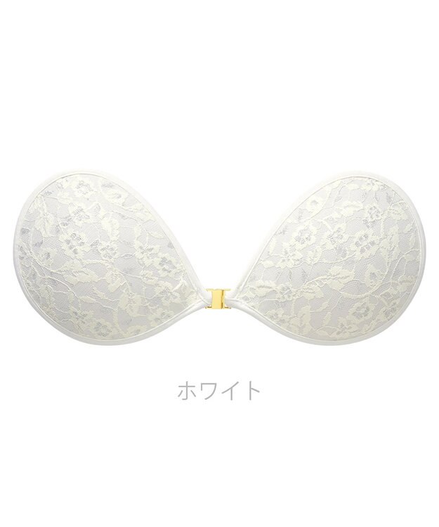 BRADELIS New York 【NuBra / ボリュームアップ】パテッドヌーブラ リリウム  蒸れにくい バックレス コレクション デザインヌーブラ 正規品 ホワイト