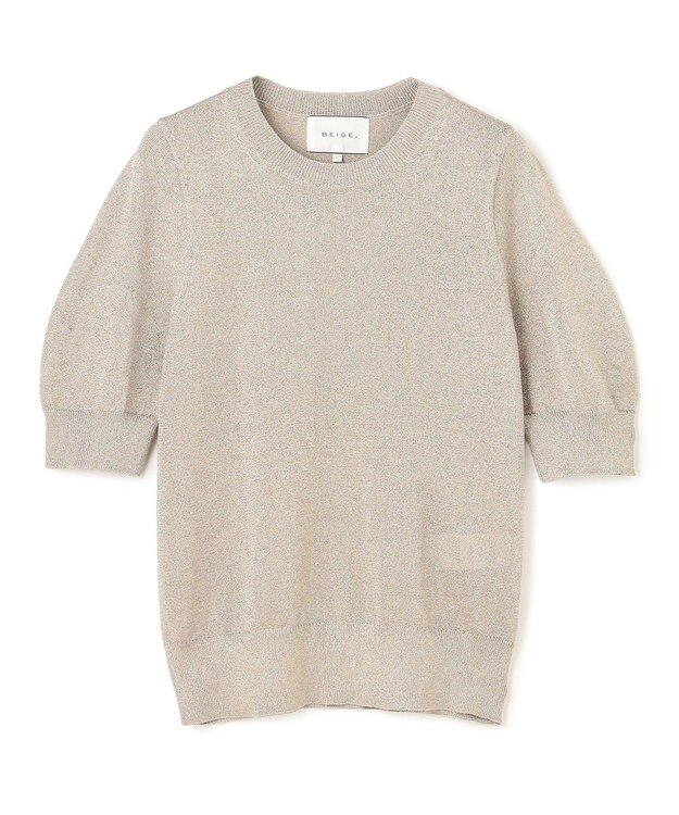 BEIGE， SMITHONITE / リュクスグリッター コクーンプルオーバー Grayge