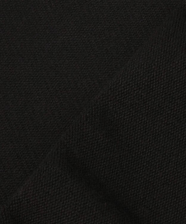 uncrave スウェットライクニット ヘンリーネックトップス ブラック