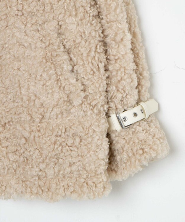 WEGO ボアフライトジャケット ライトベージュ