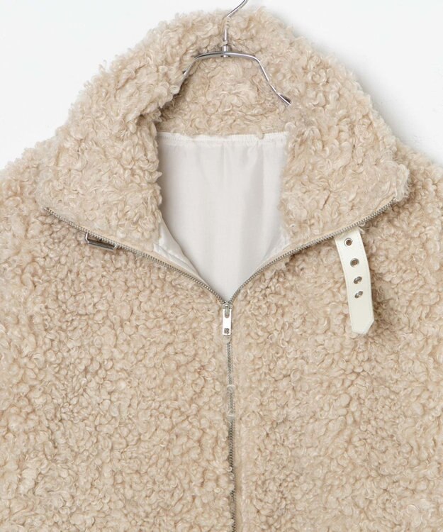 WEGO ボアフライトジャケット ライトベージュ