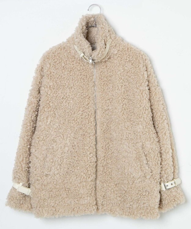 WEGO ボアフライトジャケット ライトベージュ