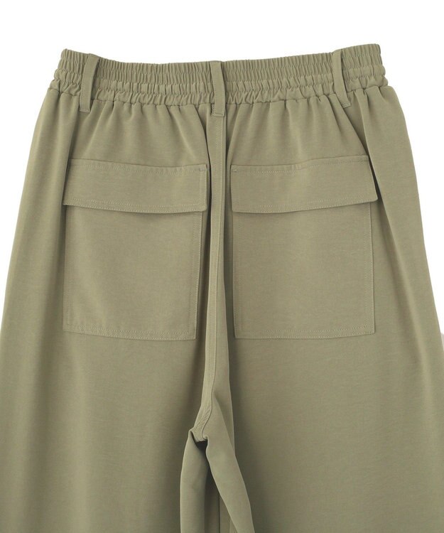 Green Parks サテンコクーンパンツ Khaki