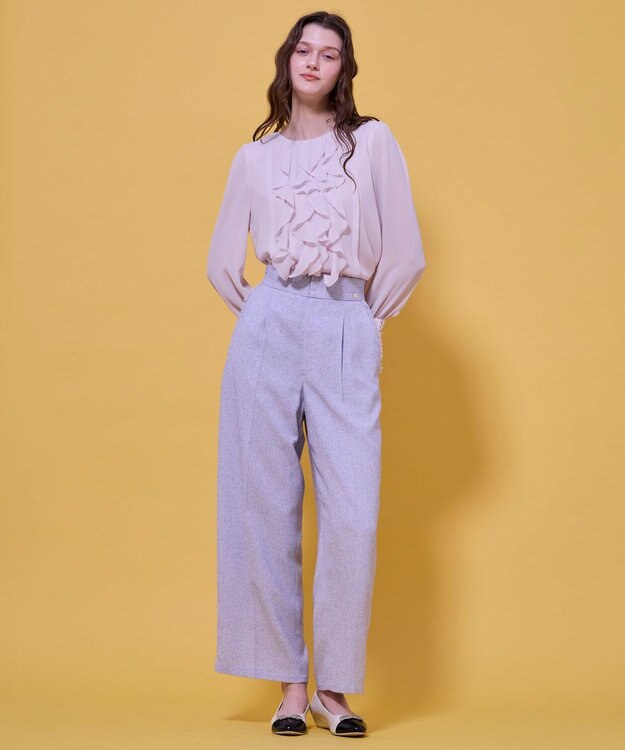 TOCCA 【八木アリサさん着用】【消臭】FROST MIST TWEED パンツ ライラック系5