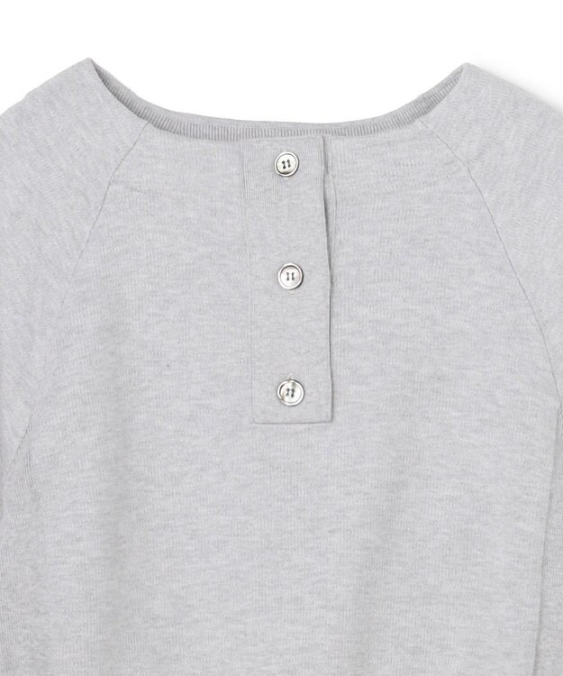 uncrave スウェットライクニット ヘンリーネックトップス TOPグレー