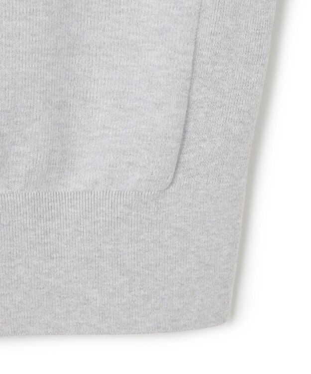 uncrave スウェットライクニット ヘンリーネックトップス TOPグレー