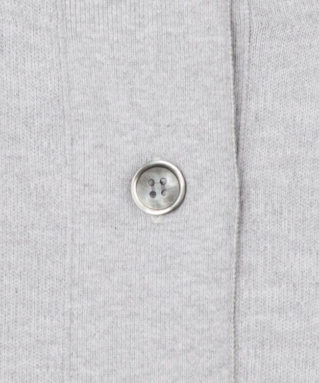 uncrave スウェットライクニット ヘンリーネックトップス TOPグレー