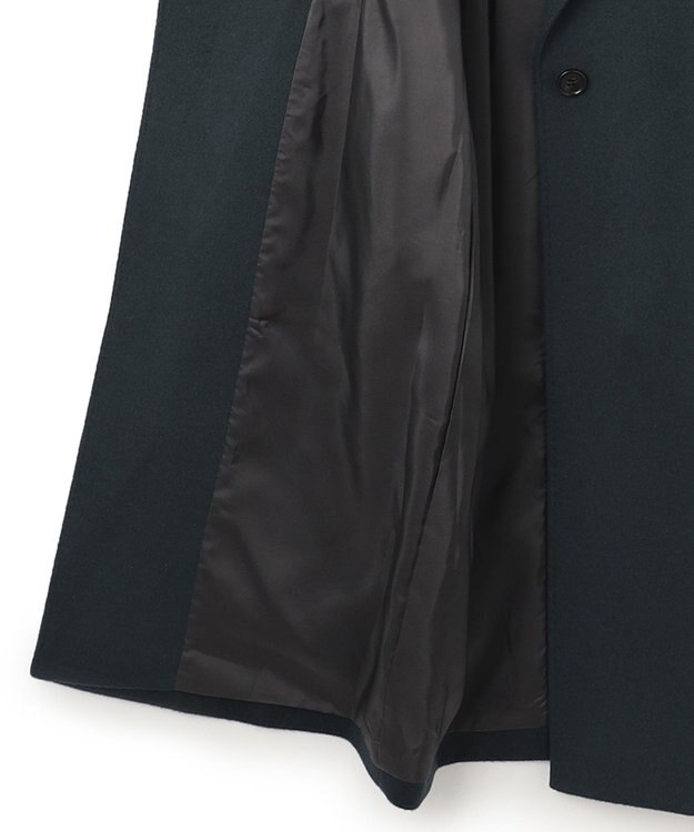 23区 【CLASSY.1月号掲載】ウールカシミヤビーバー チェスターコート ダークグリーン系