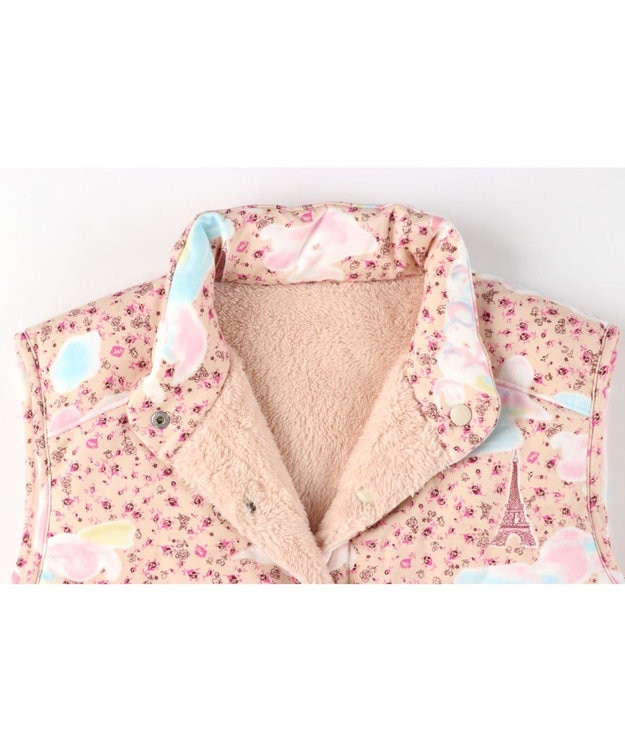 tsumori chisato SLEEP ツモリチサト ベスト ノースリーブ ルームウェア 綿100%(表生地) レディース URX180 /ワコール ベージュ