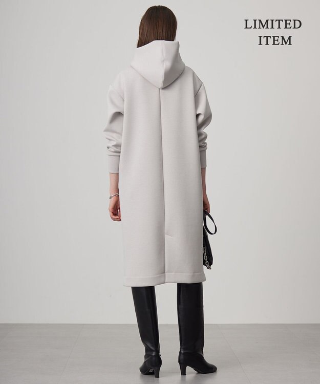 ICB 【WEB限定・洗える】ソフトダンボール フーディワンピース トープ系