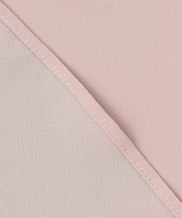 ICB L 【接触冷感・UVケア・速乾・洗える】BackSatinAmunzen 配色ボウタイブラウス ヘイズピンク系