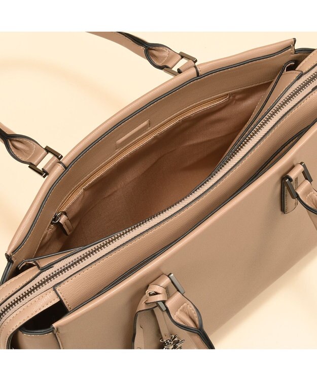 ACE BAGS & LUGGAGE 【雑誌掲載】 W&.Day Night トッテン スクエアトート A4サイズ 11752 ダブルアンドデイナイト アイボリー