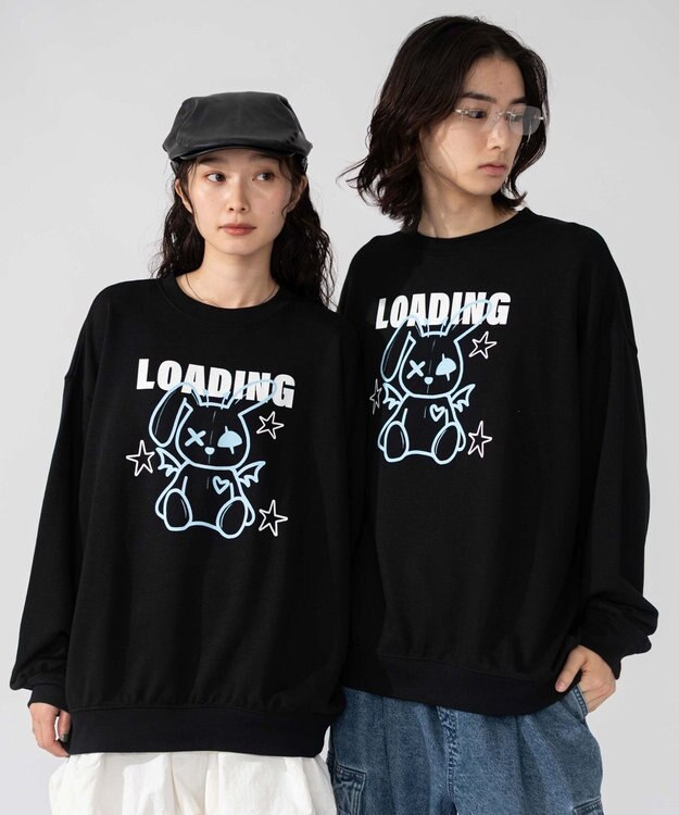 WEGO 【2025年秋冬新作/SMLXLサイズ展開/ユニセックス着用ITEM】アソートグラフィックプルオーバー 柄12