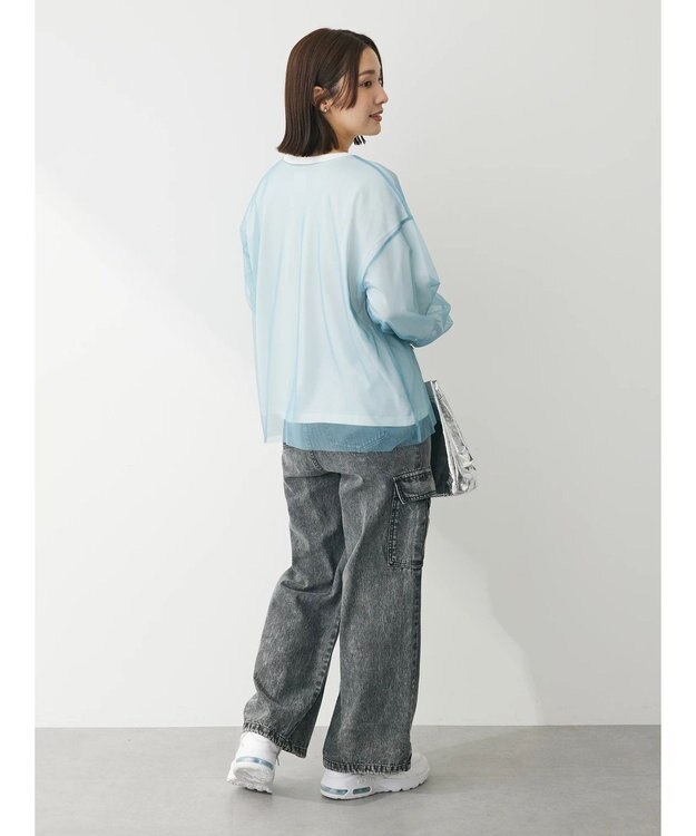 Green Parks ・ＥＬＥＮＣＡＲＥ　ＤＵＥ　デニムカーゴパンツ Gray Mixture