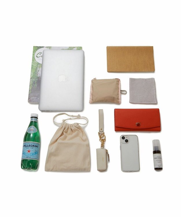 TOPKAPI 【TREASURE TOPKAPI】ソフトシュリンク テープハンドル A4 トート バッグ グレージュ