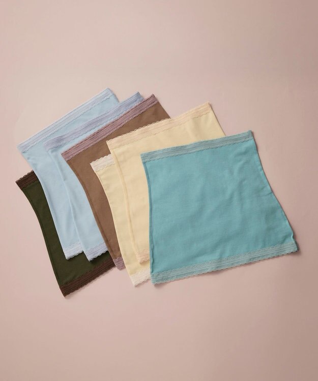 une nana cool 綿混薄手ハラマキ ターコイズブルー