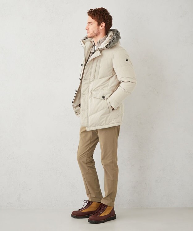 JOSEPH ABBOUD MOUNTAIN 【UNISEX】サスティナブル レジャーダウン アイボリー系