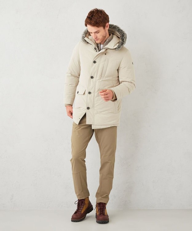 JOSEPH ABBOUD MOUNTAIN 【UNISEX】サスティナブル レジャーダウン アイボリー系