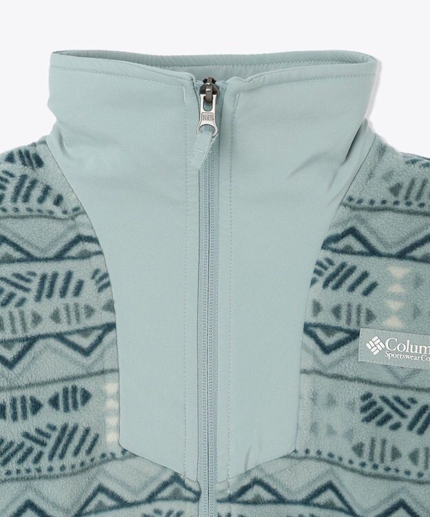 Columbia Columbia/ 【KIDS】セコイアグローブプリンテッドフルジップフリース /コロンビア Crushed Blue Horizons、 Crushed Blue