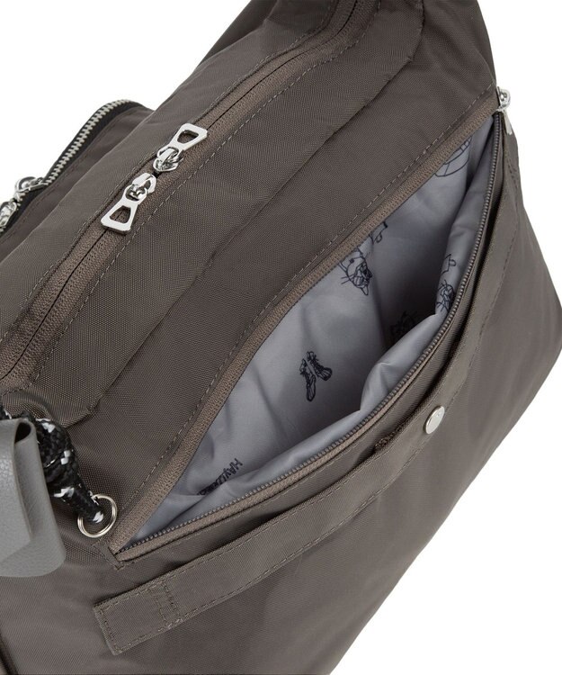 ACE BAGS & LUGGAGE HAyU × ace. フィカス ショルダーバッグ 19103 ハユ チャコール