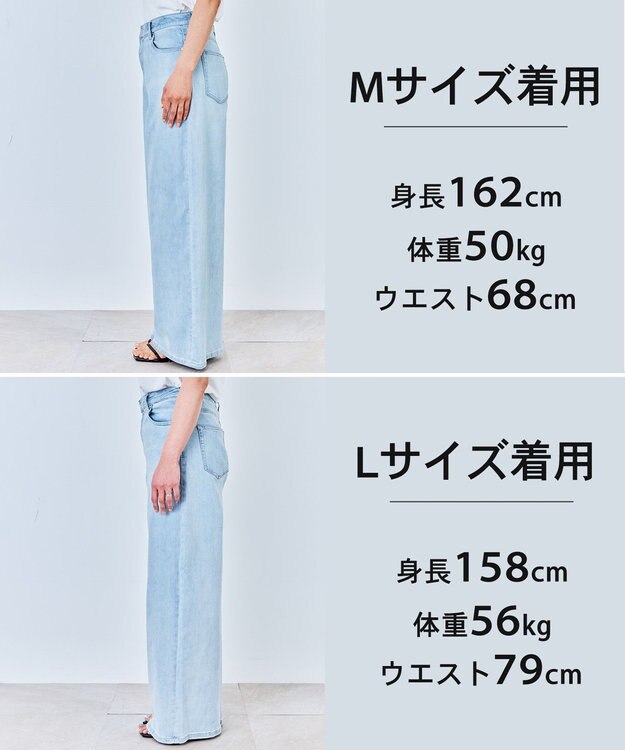 UNFILO 【UNFILO DENIM】バギーデニム アイスブルー