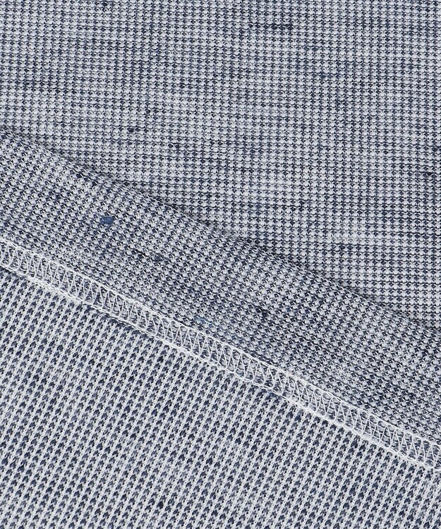 JOSEPH ABBOUD 【吸水速乾/軽量】リネンTOPピケ Tシャツ ブルー系