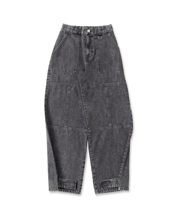 WEGO デニムベイカーステッチパンツ ブラックその他