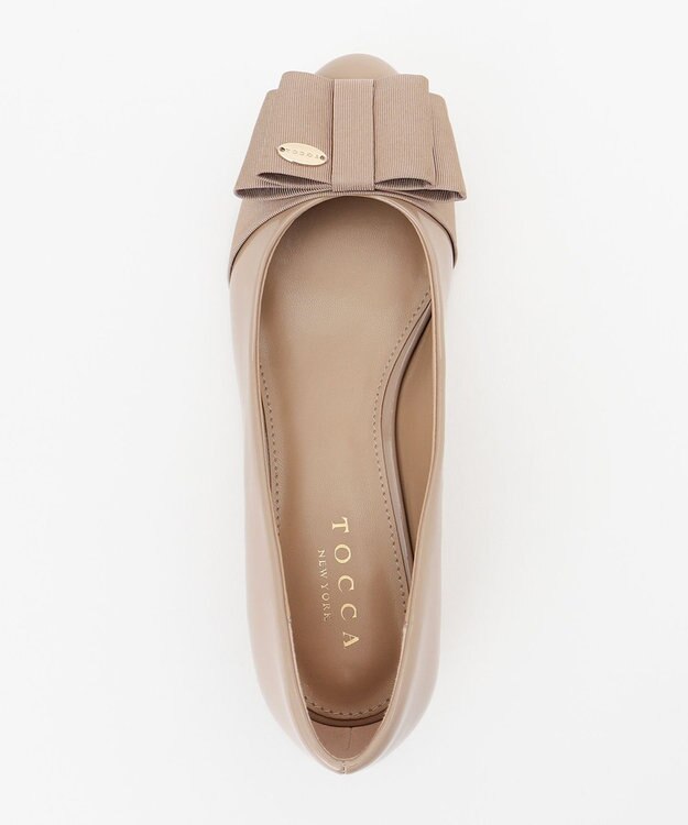 TOCCA BIG RIBBON FLATSHOES フラットシューズ ベージュ系