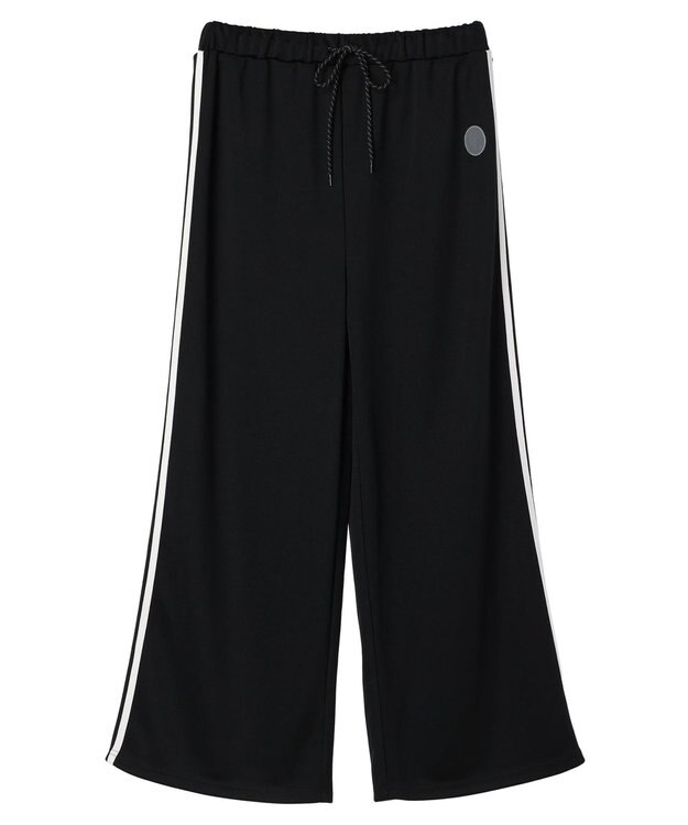 Green Parks ＥＧＯＩＳＴ　ライン入りカットパンツ Black