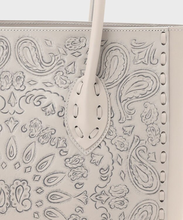 GRACE CONTINENTAL  PaisleyTote グレー