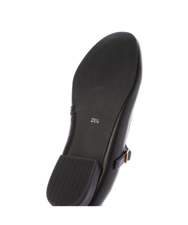 ing アシンメトリーメリージェーンパンプス ブラック