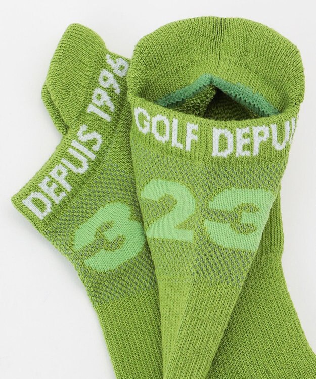 23区GOLF 【WOMEN】アンクルソックス グリーン系