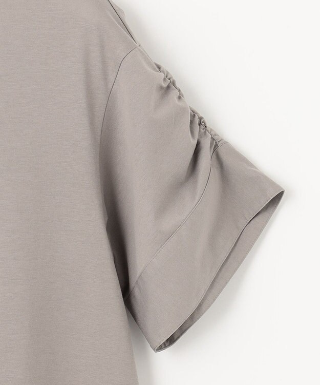 J.PRESS LADIES プレーティングジャージー カットソー ライトグレー系